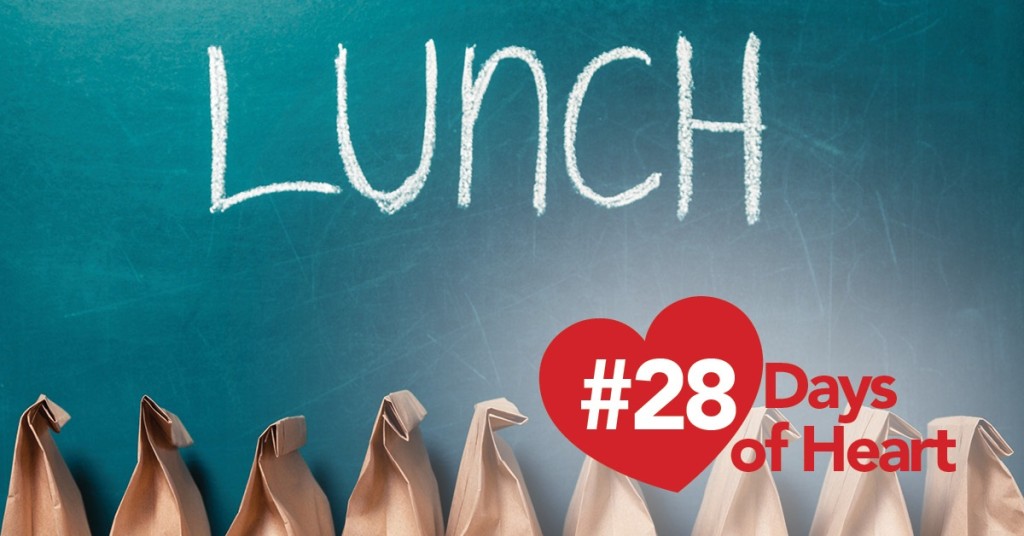 28 Days of Heart: Lunch bags