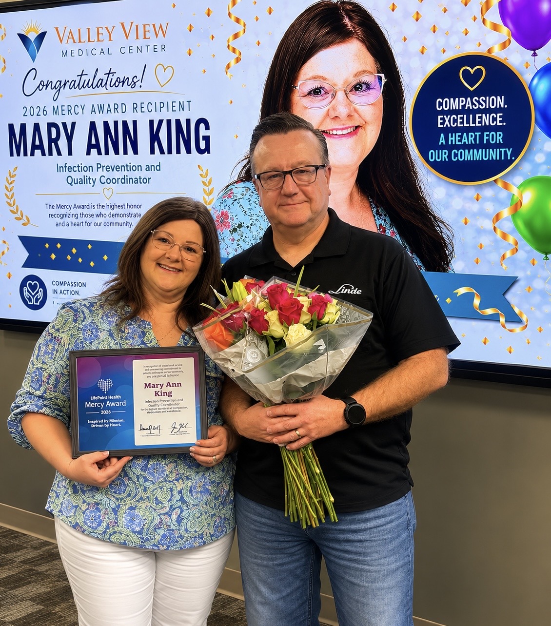 Valley View Medical Center Names 2026 Mercy Award Winner